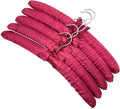 Hanger 5PCS Coat Satin Padded Clothes Silk Wrapped Display Sponge Hangers by Unknown