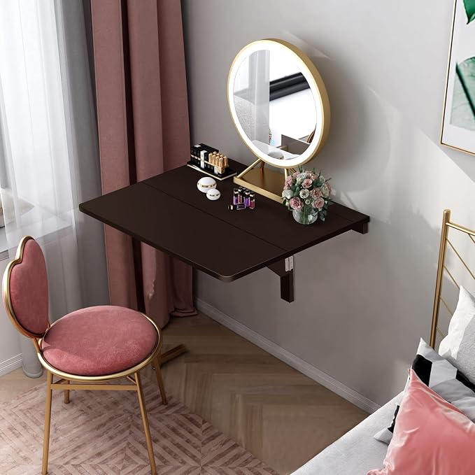 Wall Mounted Folding Table, 31.5" x 23.5" Floating Desk - Image 9