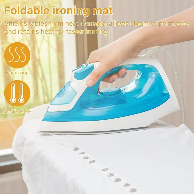 Steamer Board for Clothes- Foldable Double Sided Garment Pad | Hanging Steam - Image 2