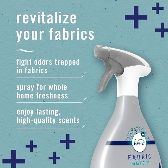 Febreze Fabric Refresher Heavy Duty Crisp Clean Air Freshener - Image 3