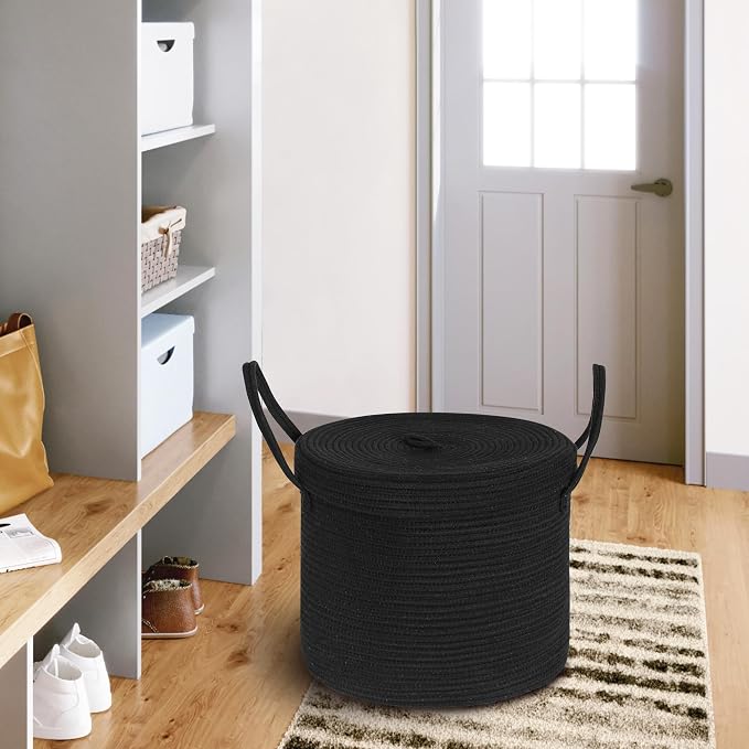 15" X 13" Large Black Basket - Image 7