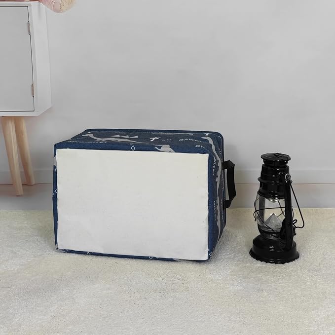 FANKANG Storage Bins, Nursery Hamper Canvas Laundry Basket Foldable - Image 8