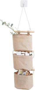 1 Pack Mini Cotton Linen Fabric Closet Detachable Foldable Washable Hanging by AARAINBOW