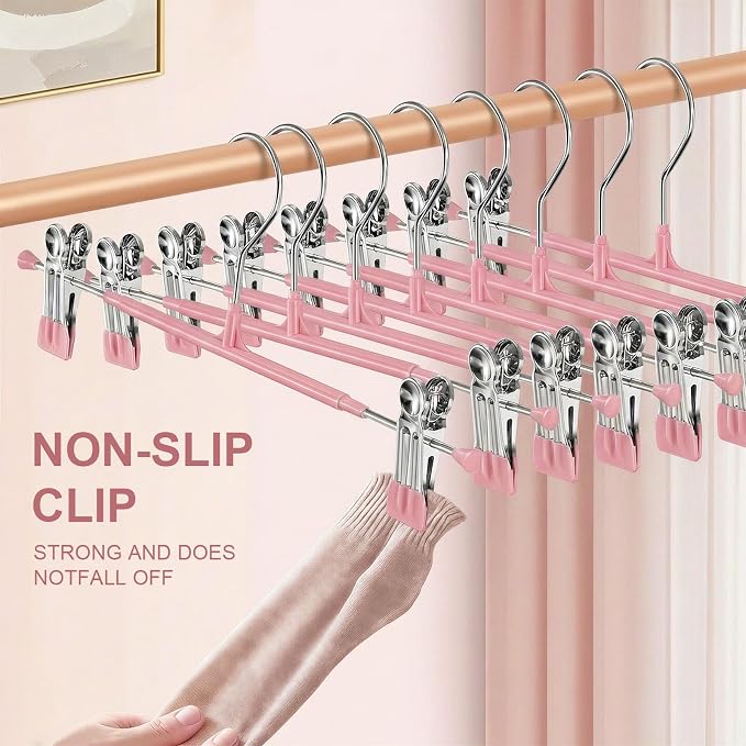 POZEAN Pants Hangers with Clips - Image 3