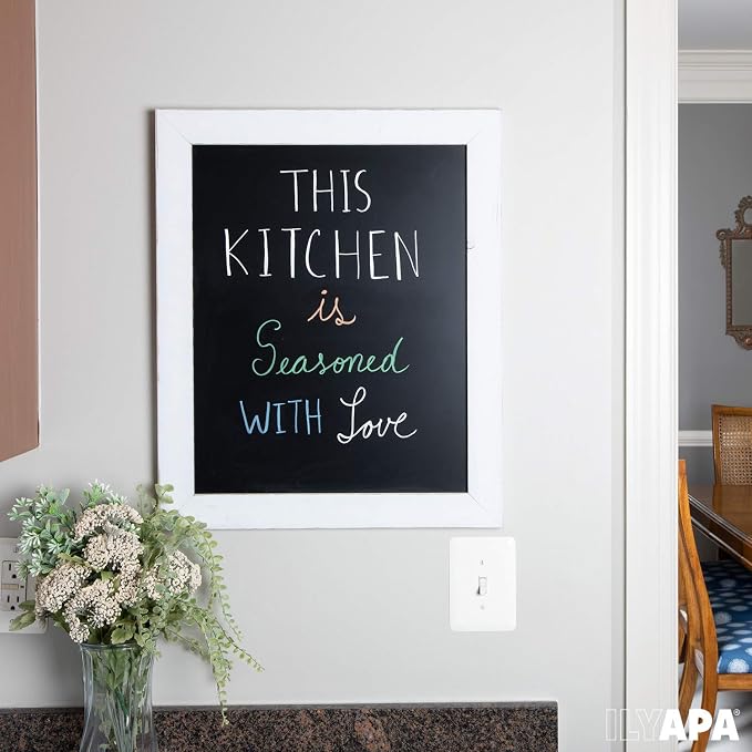 Ilyapa Rustic Wooden Magnetic Kitchen Chalkboard Sign - Image 5