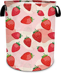 Laundry Hamper, Cute Strawberry Laundry Basket, Oxford Waterproof Foldable by SLHFDKL