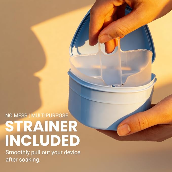 Retainer Cleaner and Soak Container, No-Mess Cleaning Tablets - Image 10