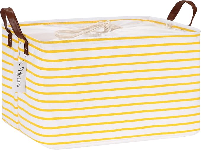 Hinwo 31L Large Storage Bins, Closet Organizers and Storage, Shelf Baskets by Hinwo
