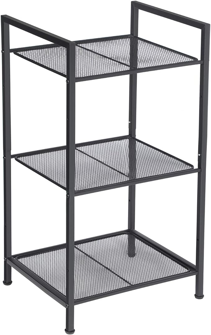 SONGMICS 3-Tier Storage Rack, Bathroom Shelf, Extendable Plant Stand by SONGMICSbySONGMICSHOME