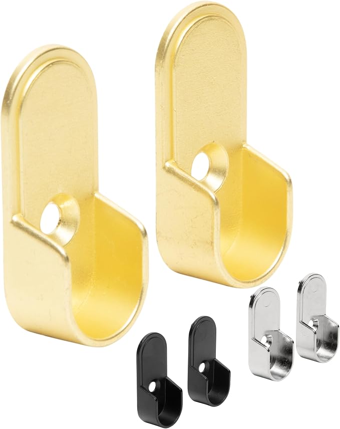 B&B Hardware Extra Pair Oval Closet Rod End Support by BBHARDWARE