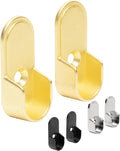 B&B Hardware Extra Pair Oval Closet Rod End Support by BBHARDWARE