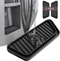 KindGa Refrigerator Drip Catcher Tray, Protector Ice and Water Dispenser Pan by KindGa