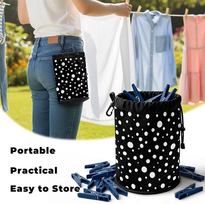 Large Capacity Clothespin Bag - Image 5