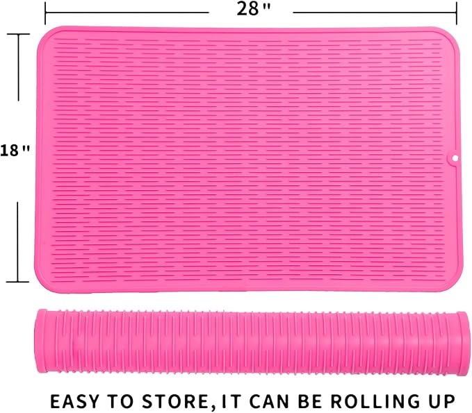 Silicone Dish Drying Mat for Multiple Usage, Easy clean, Eco-friendly, - Image 2