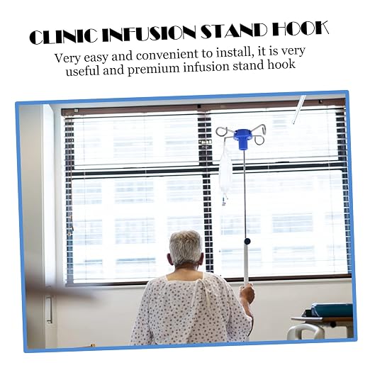 Stainless Steel Infusion Rack Hook Easy to Install Infusion Stand Accessory - Image 3