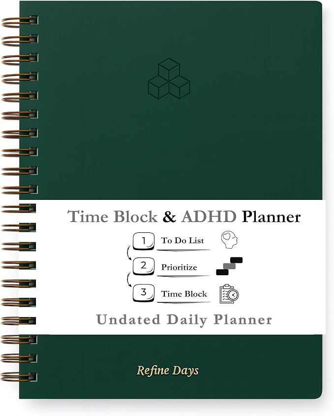 Undated Daily Planner by RefineDays
