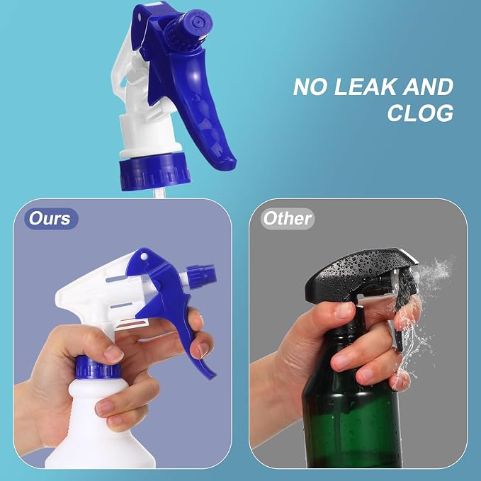 Zubebe 24 Pack 32 oz Plastic Spray Bottle Bulk Empty Leakproof Heavy Duty Spray - Image 3