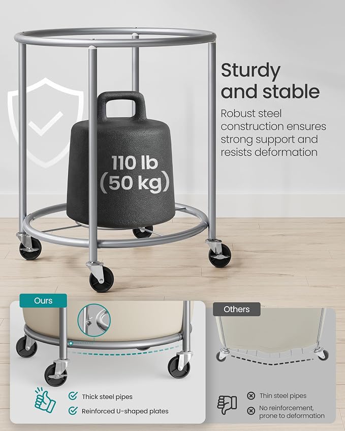 SONGMICS 50.2-Gallon Laundry Basket - Image 4
