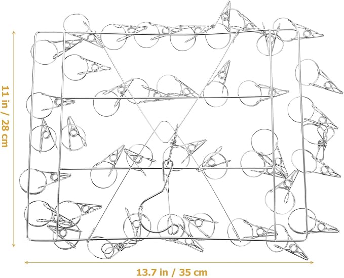 Stainless Steel Windproof Clothes Drying Rack - Image 2