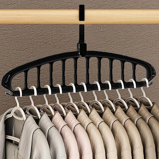 Closet Organizer Hangers – Space Saving Bar, Garment Holder | Multi-Hole - Image 3