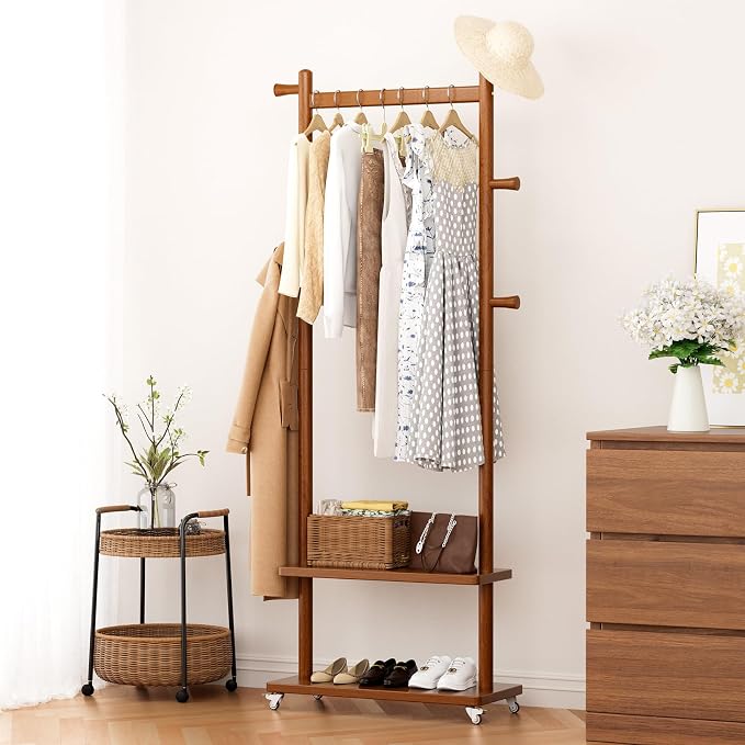 Coat Rack Freestanding Clothing Rack by Taitiy