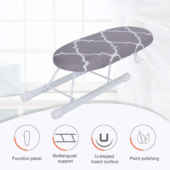 Ironing Board Table, 10.2 Inch Small Sleeve Board Portable Space Saving Small - Image 3