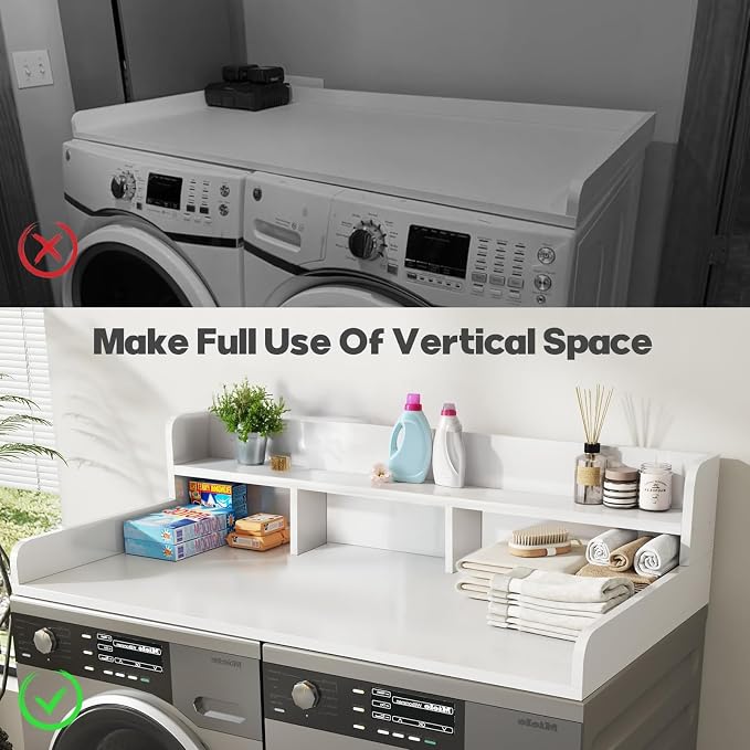 Washer Dryer Countertop, 2-Tier Laundry Countertop - Image 4