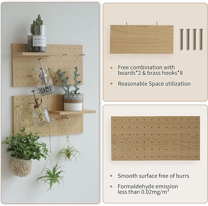 Wooden Pegboard, Sturdy Peg Board - Image 6