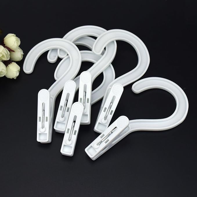 Laundry Hooks Boot Hangers Plastic Clothes Pins Hanger Clips - Image 4