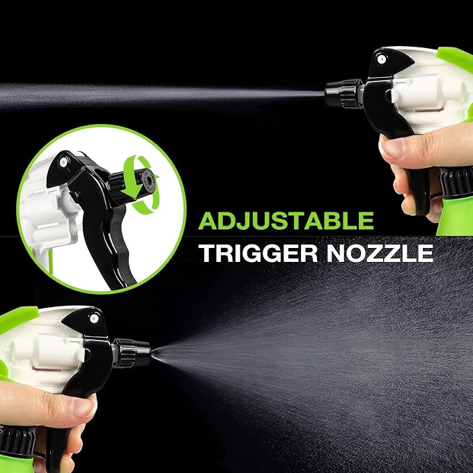 Heavy Duty Spray Bottle 17 oz, Professional Double Mist Trigger Sprayer Bottle - Image 4