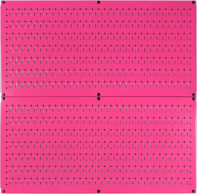 Wall Control Pegboard Rack Horizontal Metal Pegboard Garage Tool Storage Pack by Wall+Control