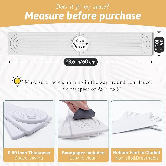 Faucet Mat for Kitchen Sink - Image 2
