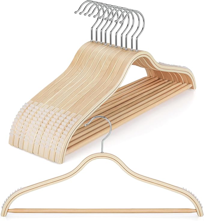 TOPIA HANGER Sleek Wooden Hangers by TOPIAHANGER