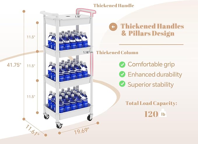 MIOCASA Utility Rolling Cart - Image 3