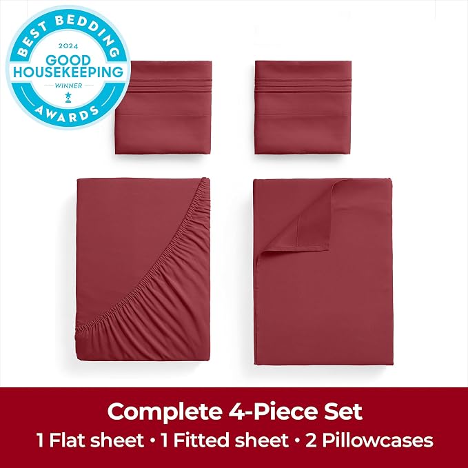 Mellanni Extra Deep California King Sheets - Image 4