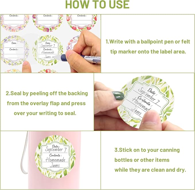 Fancy Land 300 Waterproof Canning Labels - Image 4