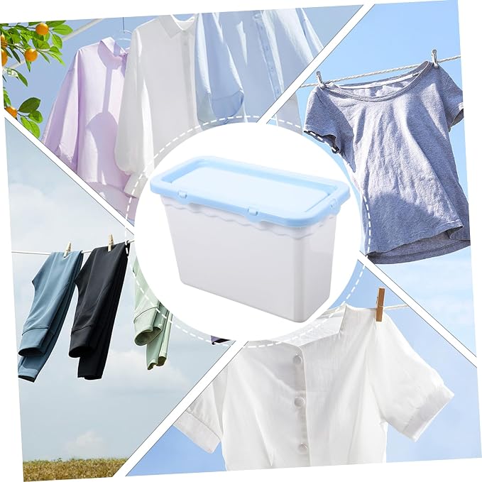 TIDTALEO 6pcs Laundry Pod Box Clothes Washing Storage Canister Laundry Scent - Image 4