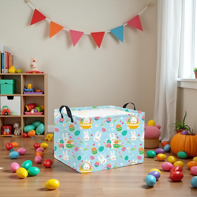 Rectangular Flower Easter Basket - Image 2