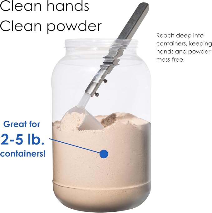 Scoop Handle – for Protein Powders, Meal Replacements, Mass Gainers, and - Image 2