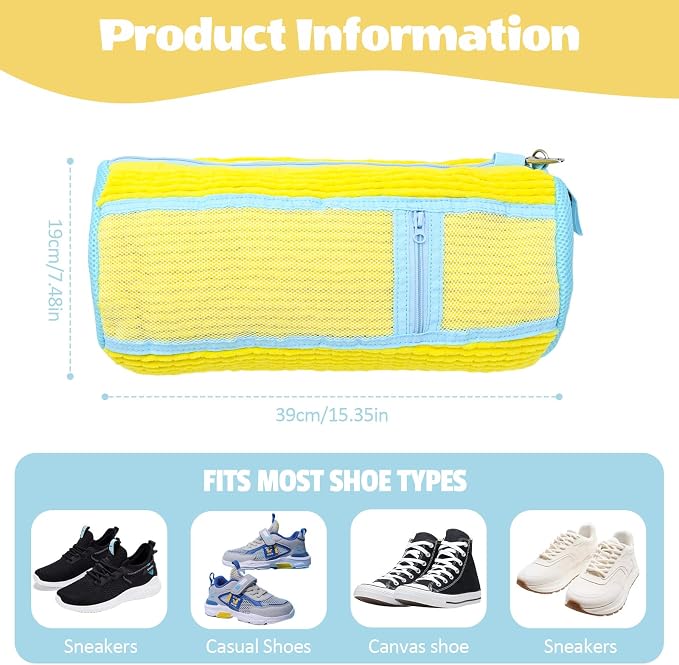 Shoe Washing Machine Bag, Reusable Laundry Shoe Bag - Image 2