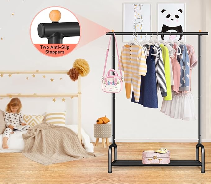 SLEEPING LAMB Kids Clothing Rack, Small Baby Clothes Rack - Image 5
