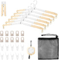 6 Pack Fodable Travel Hangers by Unknown