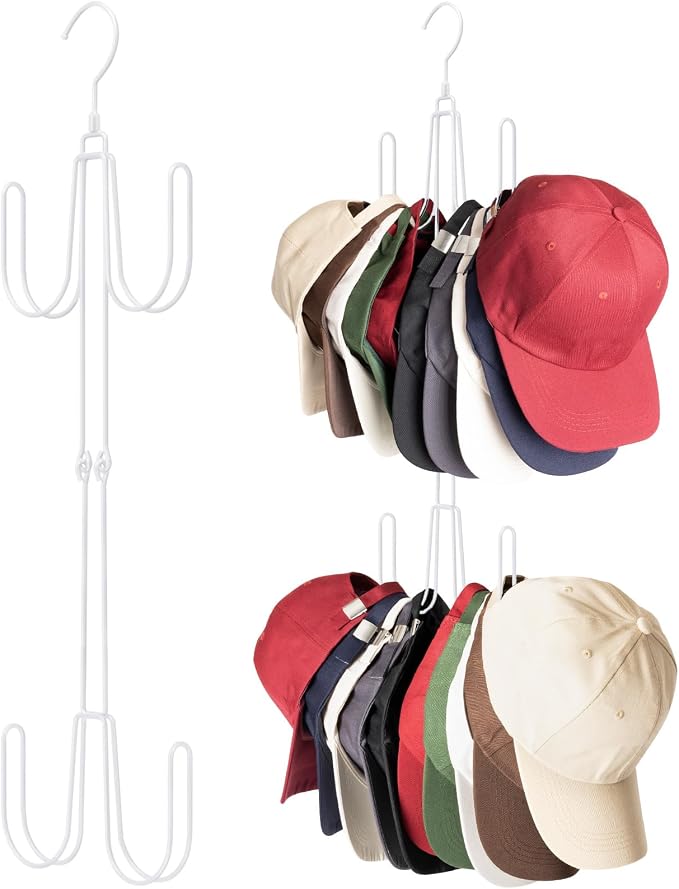 Hat Hangers for Closet, 1 Pack Stainless Steel Hat Organizer, Hat Racks for by Unknown