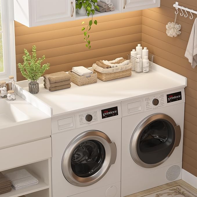 Aheaplus Washer and Dryer Countertop, Laundry Room Organization - Image 5