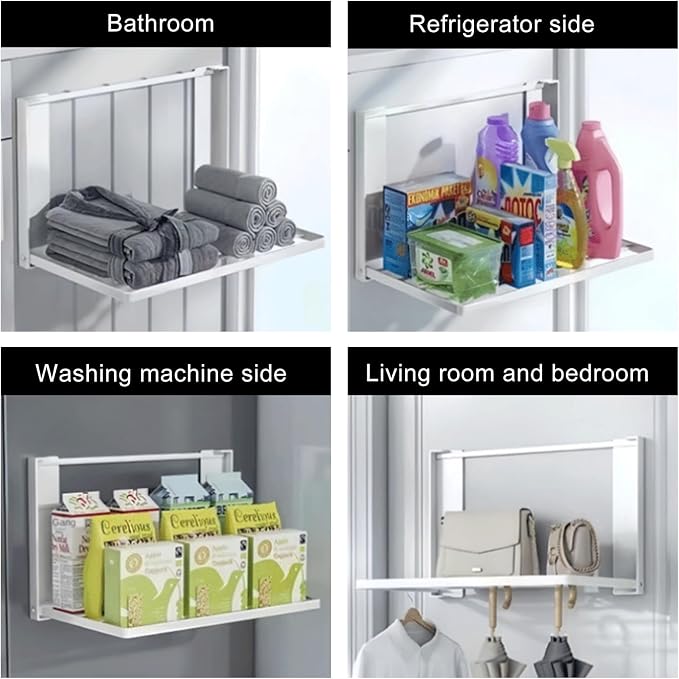 Magnetic Appliance Shelf, Metal Side Storage Organizer - Image 7