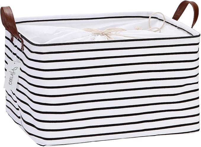 Hinwo 31L Large Storage Bins, Closet Organizers and Storage, Shelf Baskets by Hinwo