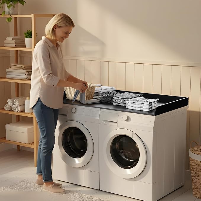 Fabuday Wood Washer Dryer Countertop - Image 3