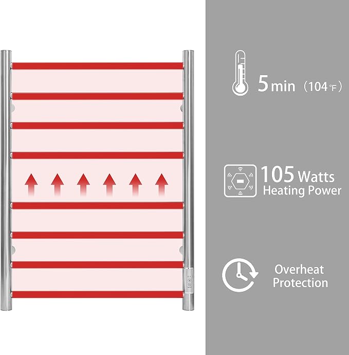 KEG Towel Warmer Wall Mounted - Image 2