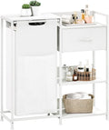 Somdot Laundry Hamper with Fabric Drawer and Shelves, Laundry Basket Sorter by Somdot