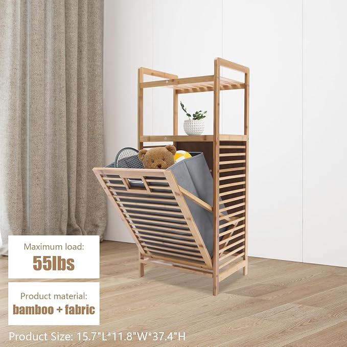 Laundry Hamper Laundry Cabinet - Image 4